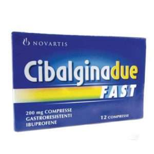 CIBALGINA DUE FAST 12CPR 200MG